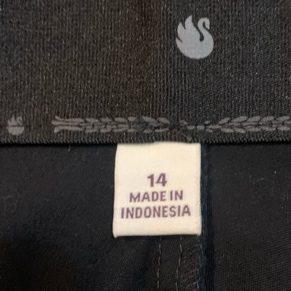 NWT Gloria Vanderbilt Black Charlene Pants 14 Short - Picture 3 of 8